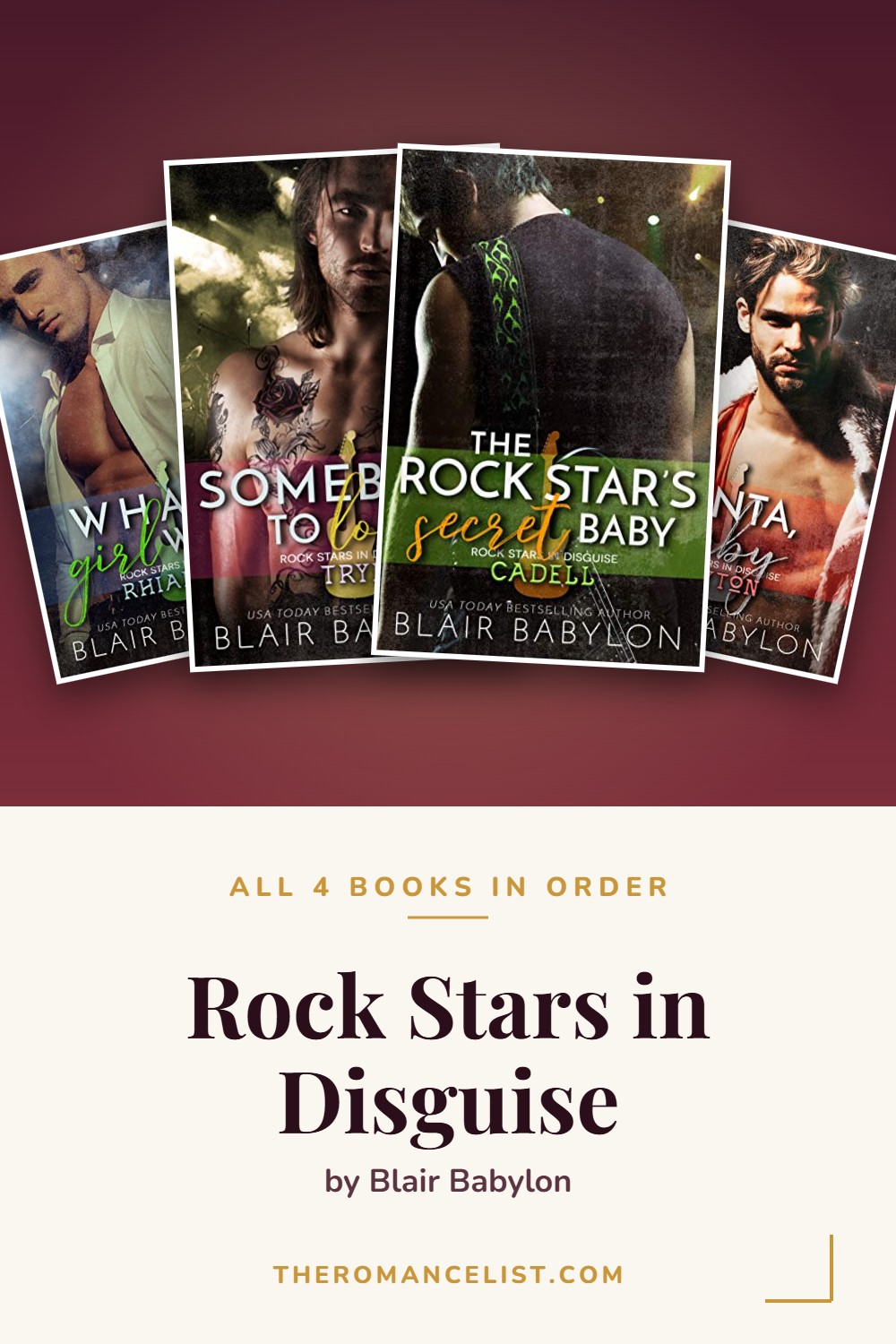 Rock Stars in Disguise by Blair Babylon — books in order