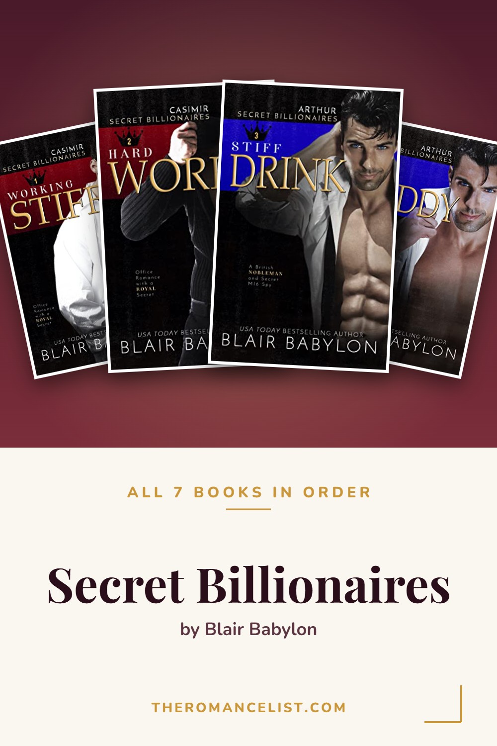 Secret Billionaires by Blair Babylon — books in order