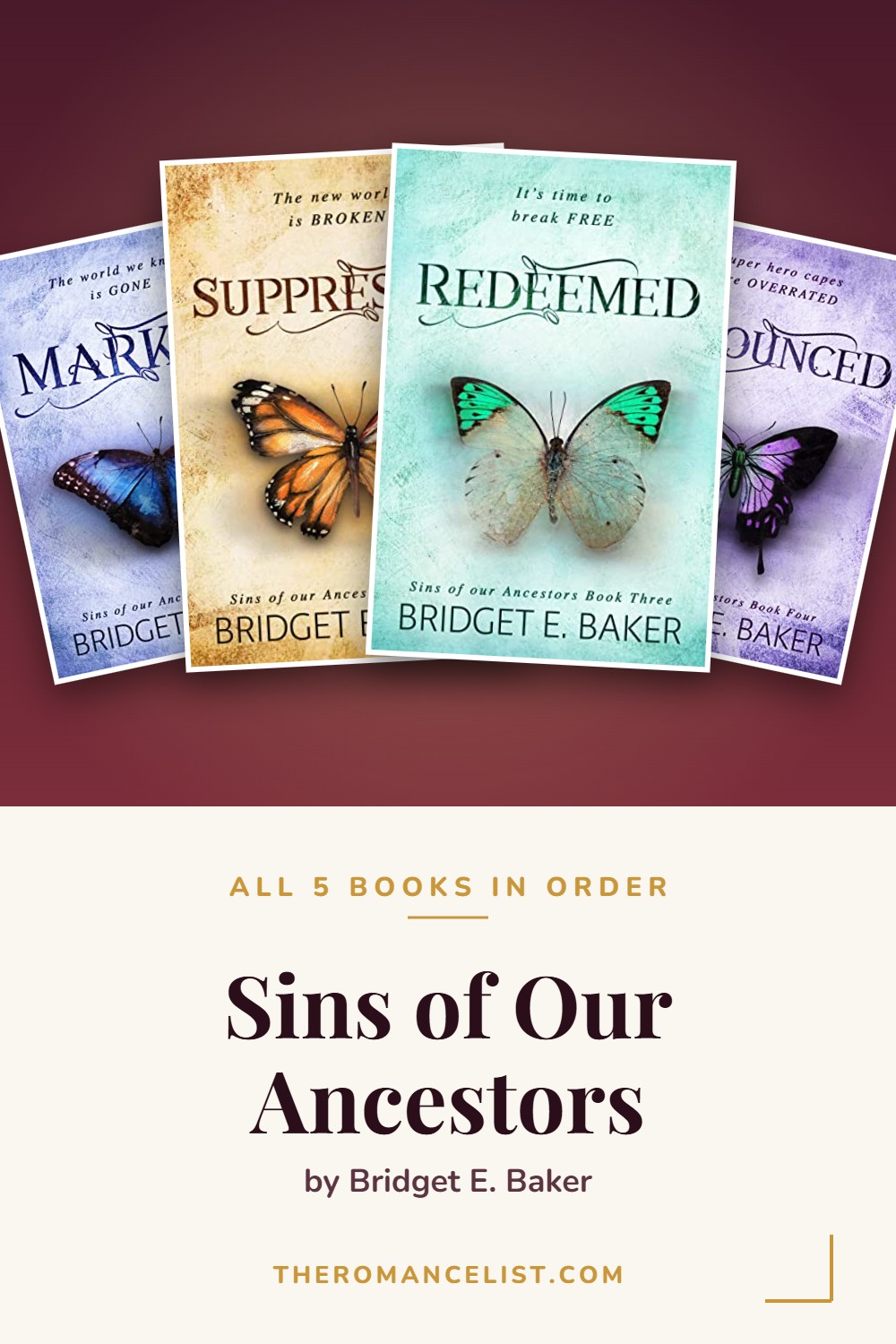 Sins of Our Ancestors by Bridget E. Baker — books in order