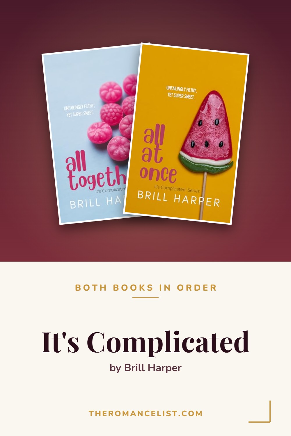 It's Complicated by Brill Harper — books in order