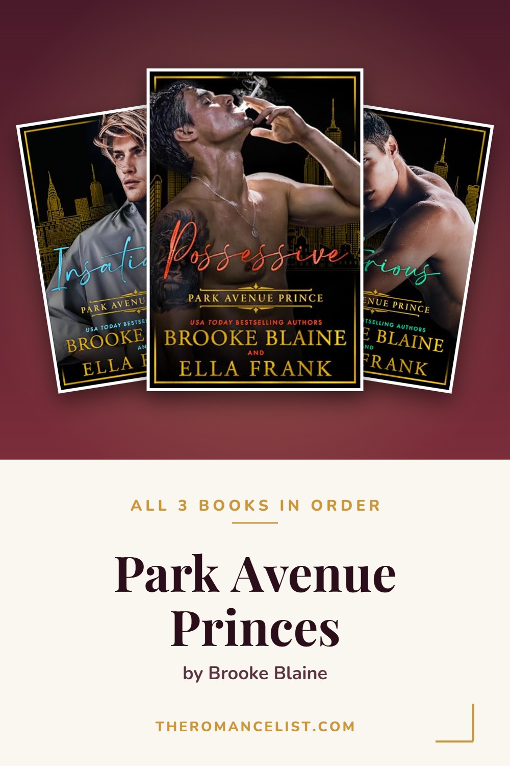 Park Avenue Princes by Brooke Blaine — books in order