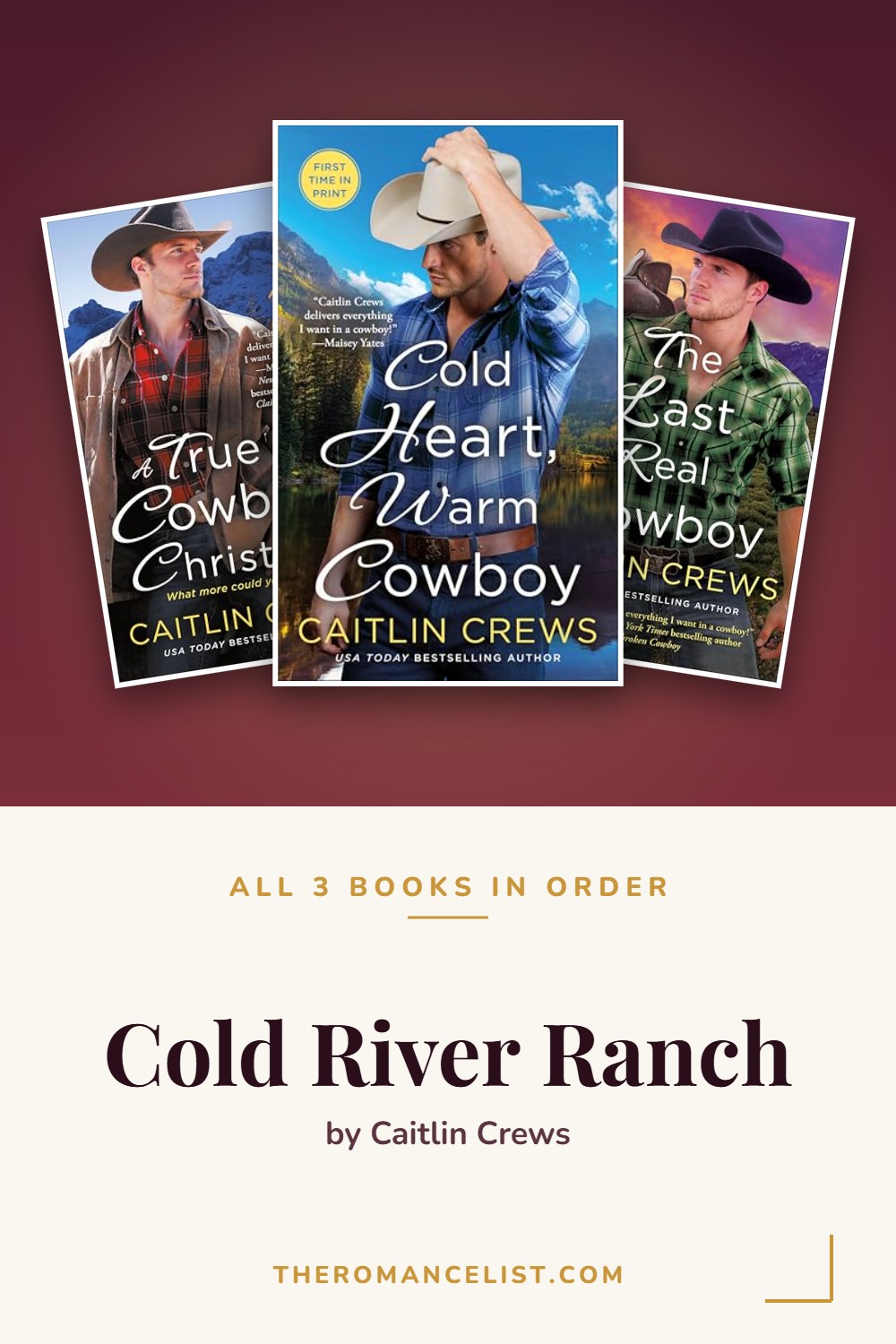 Cold River Ranch by Caitlin Crews — books in order