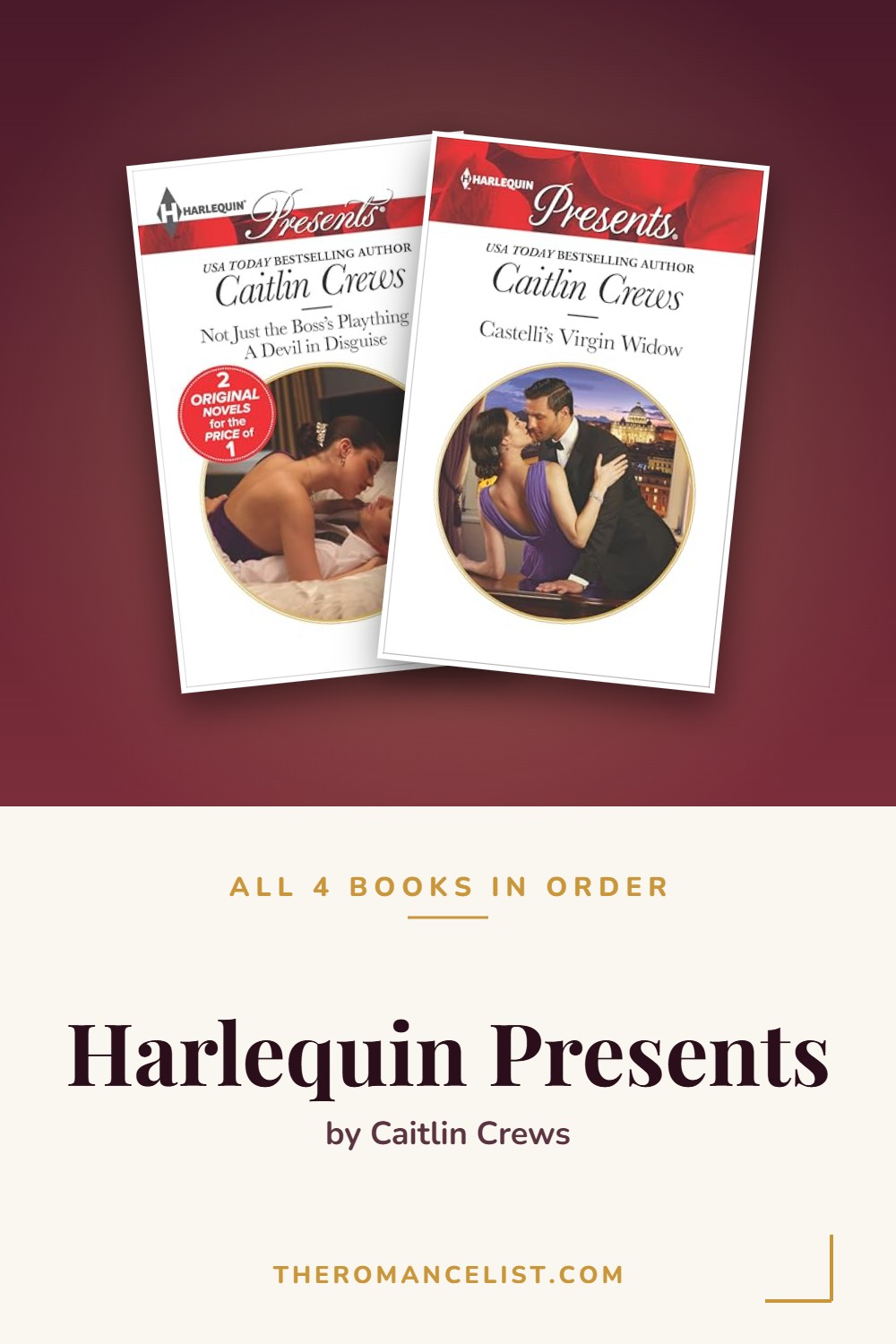 Harlequin Presents by Caitlin Crews — books in order