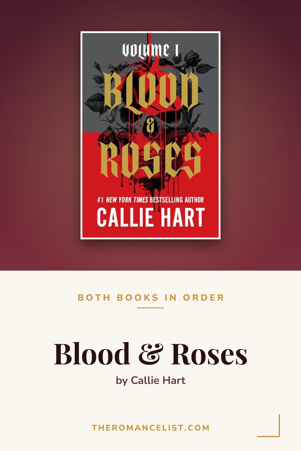 Blood & Roses by Callie Hart — books in order