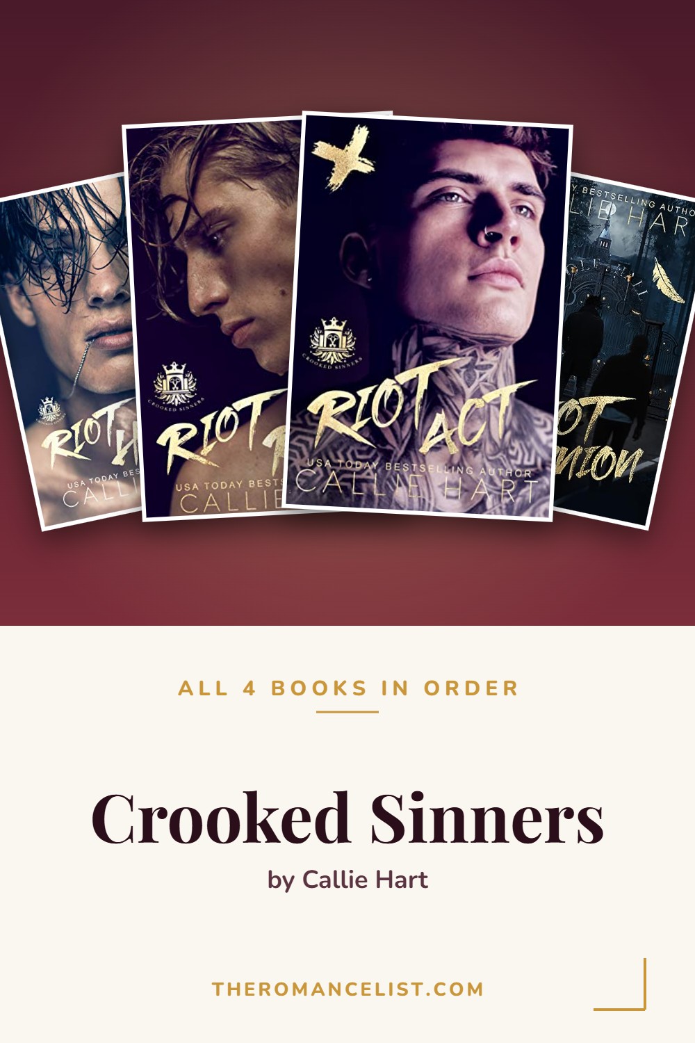 Crooked Sinners by Callie Hart — books in order