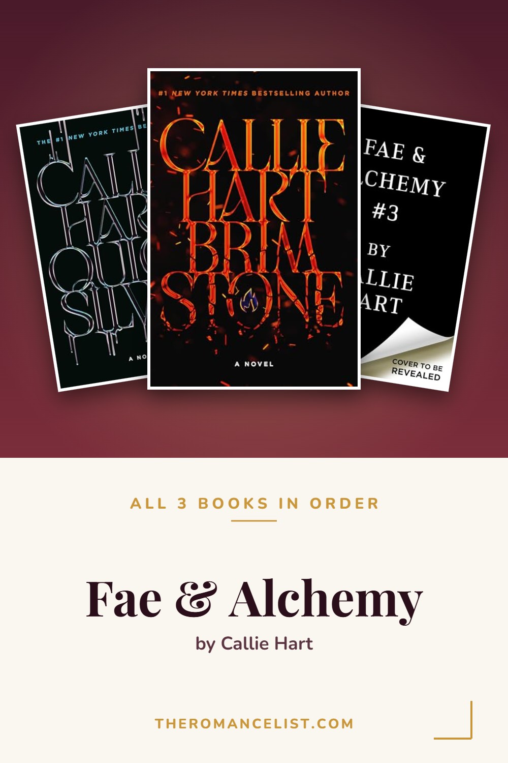 Fae & Alchemy by Callie Hart — books in order
