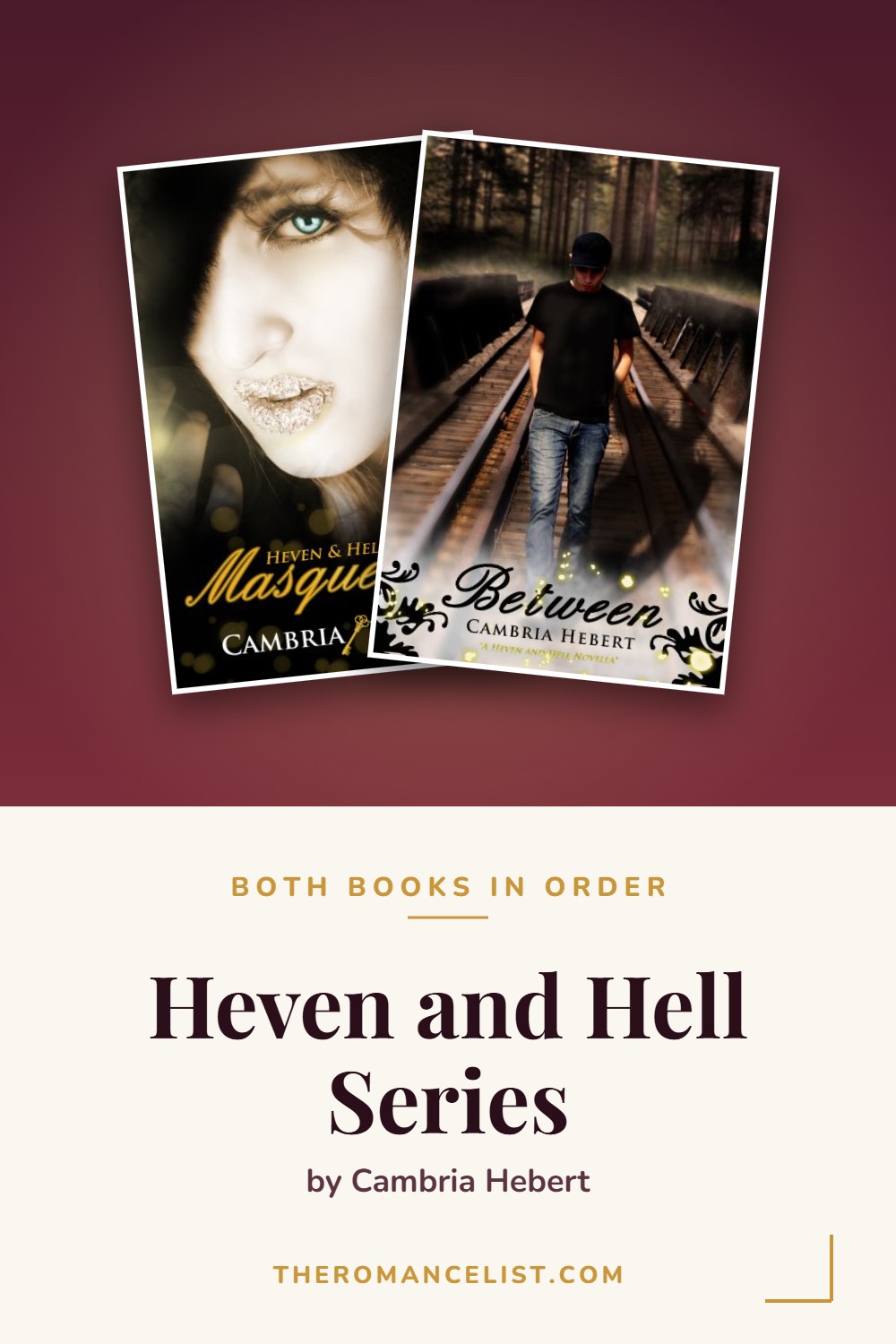 Heven and Hell Series by Cambria Hebert — books in order