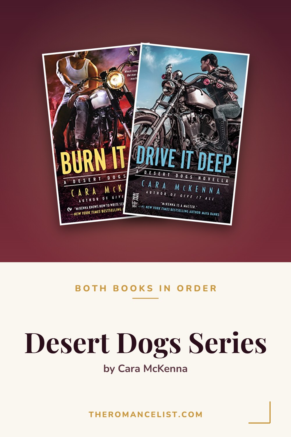 Desert Dogs Series by Cara McKenna — books in order
