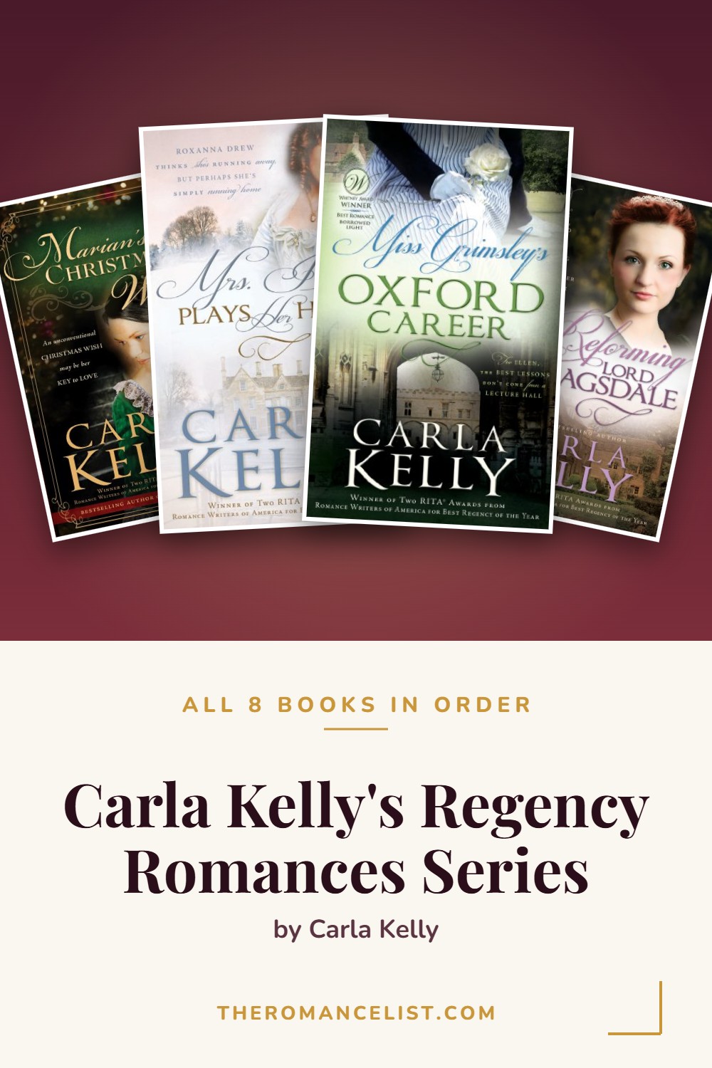 Carla Kelly's Regency Romances Series by Carla Kelly — books in order