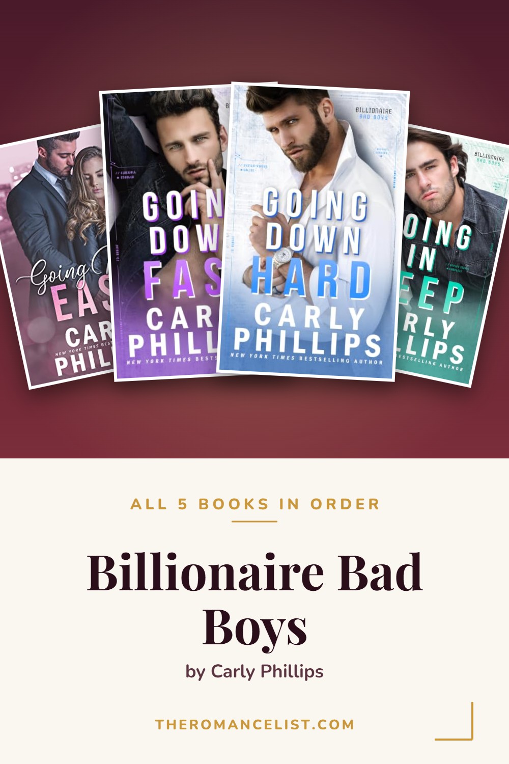 Billionaire Bad Boys by Carly Phillips — books in order