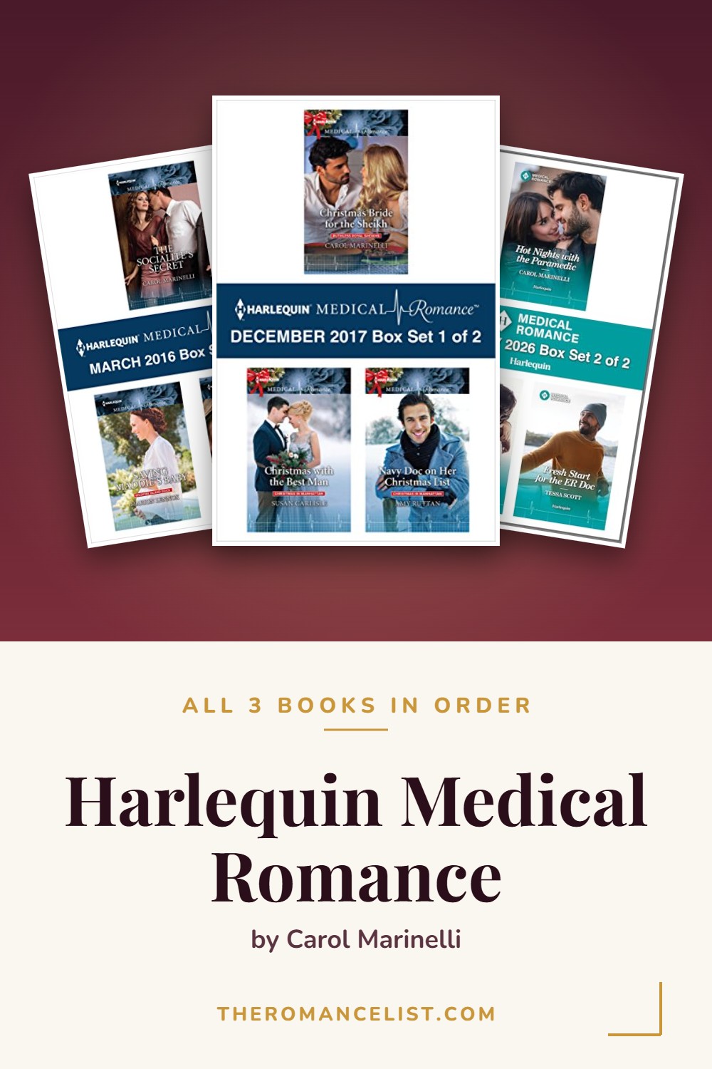 Harlequin Medical Romance by Carol Marinelli — books in order