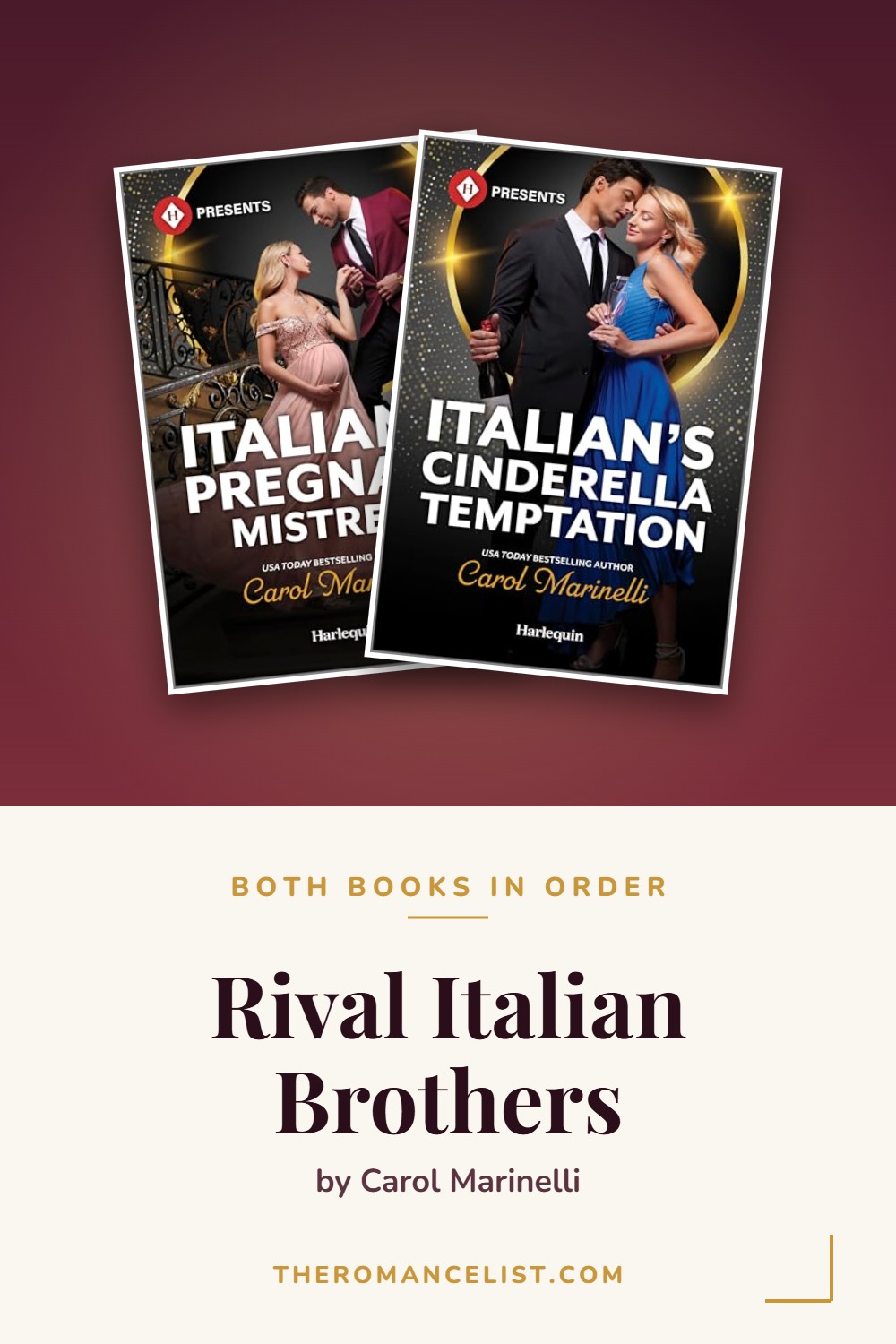 Rival Italian Brothers by Carol Marinelli — books in order