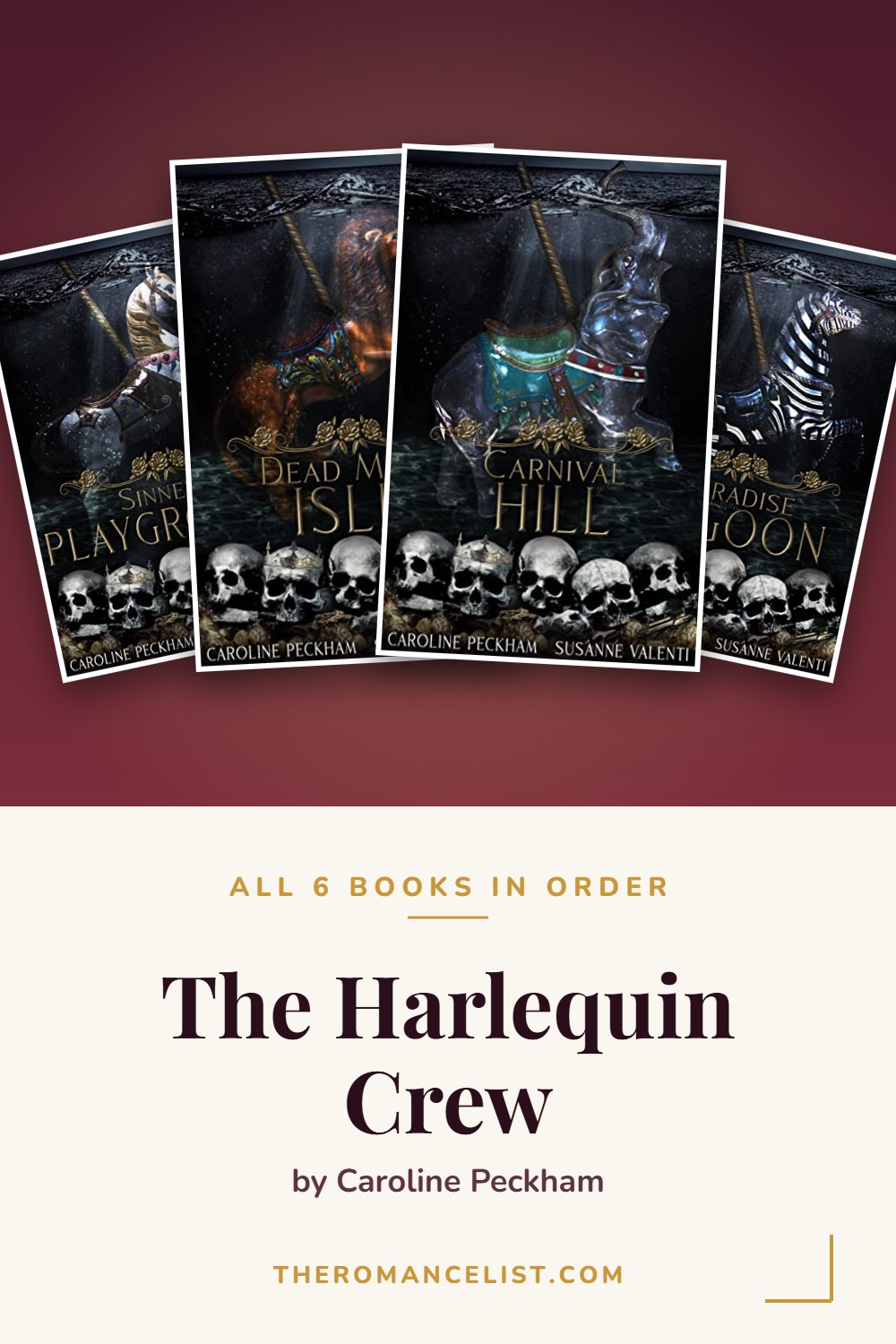 The Harlequin Crew by Caroline Peckham — books in order