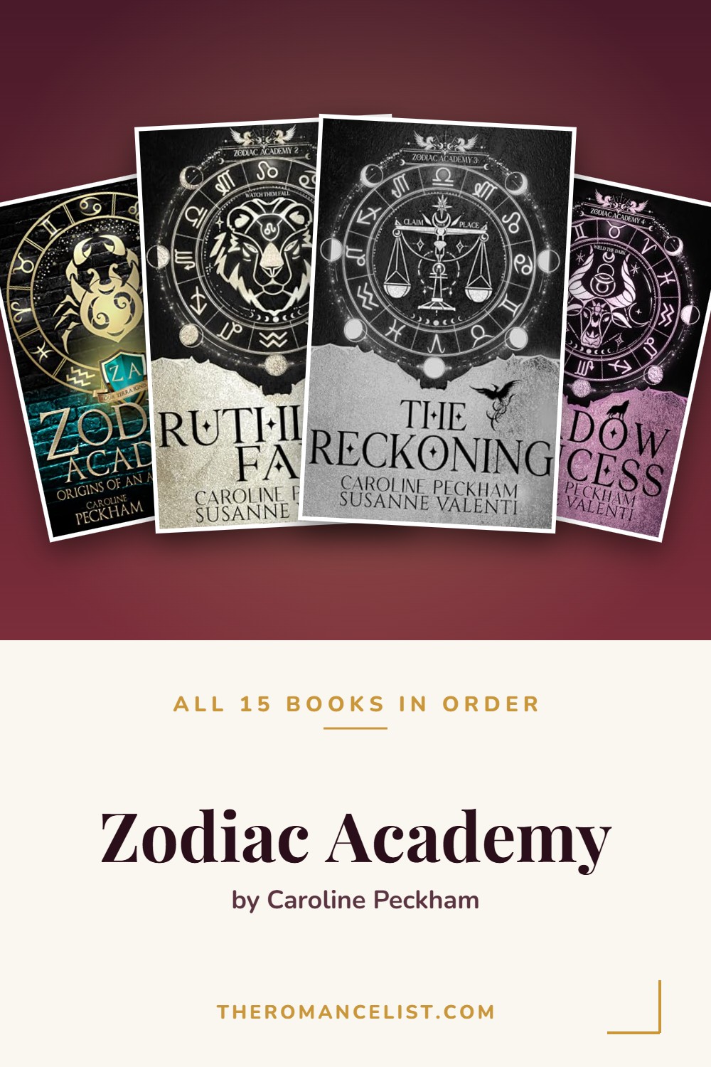 Zodiac Academy by Caroline Peckham — books in order