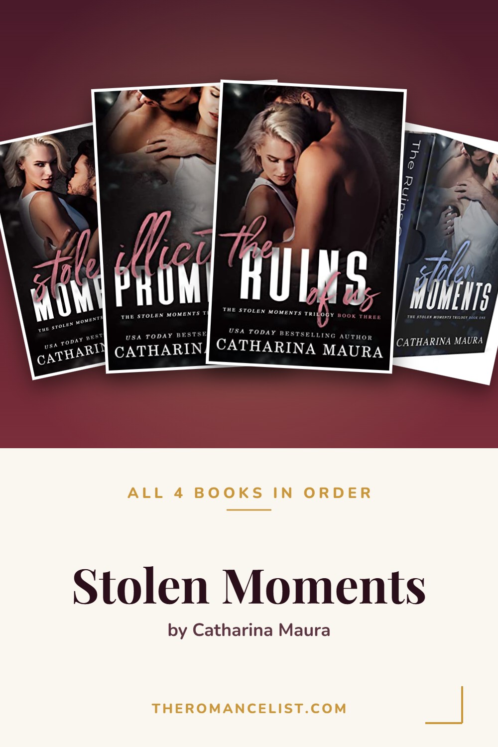 Stolen Moments by Catharina Maura — books in order