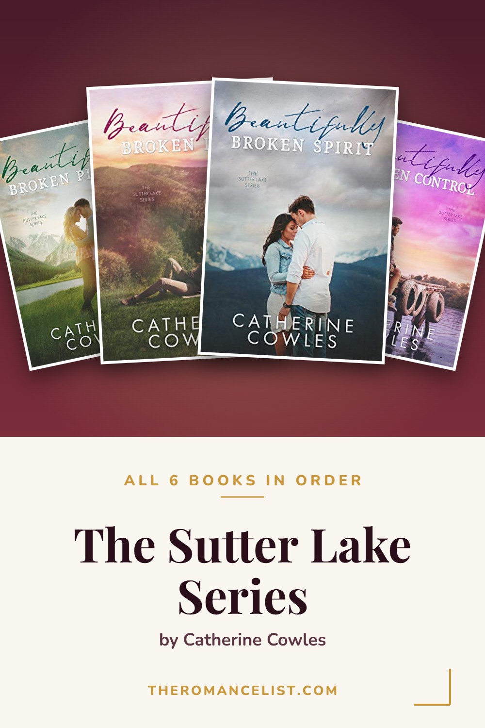 The Sutter Lake Series by Catherine Cowles — books in order