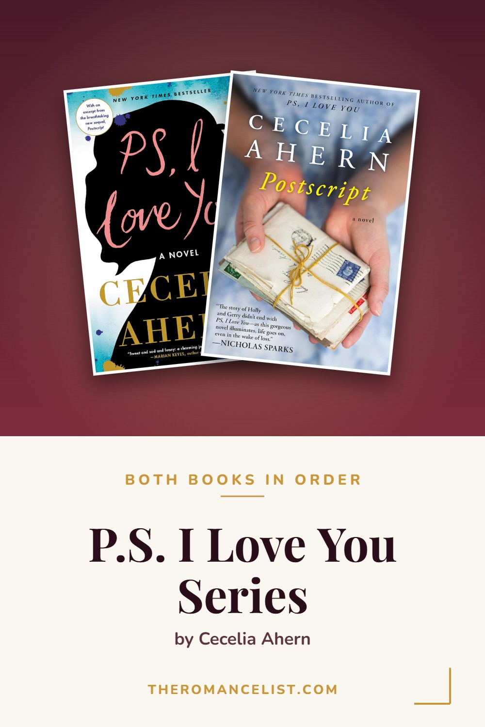 P.S. I Love You Series by Cecelia Ahern — books in order