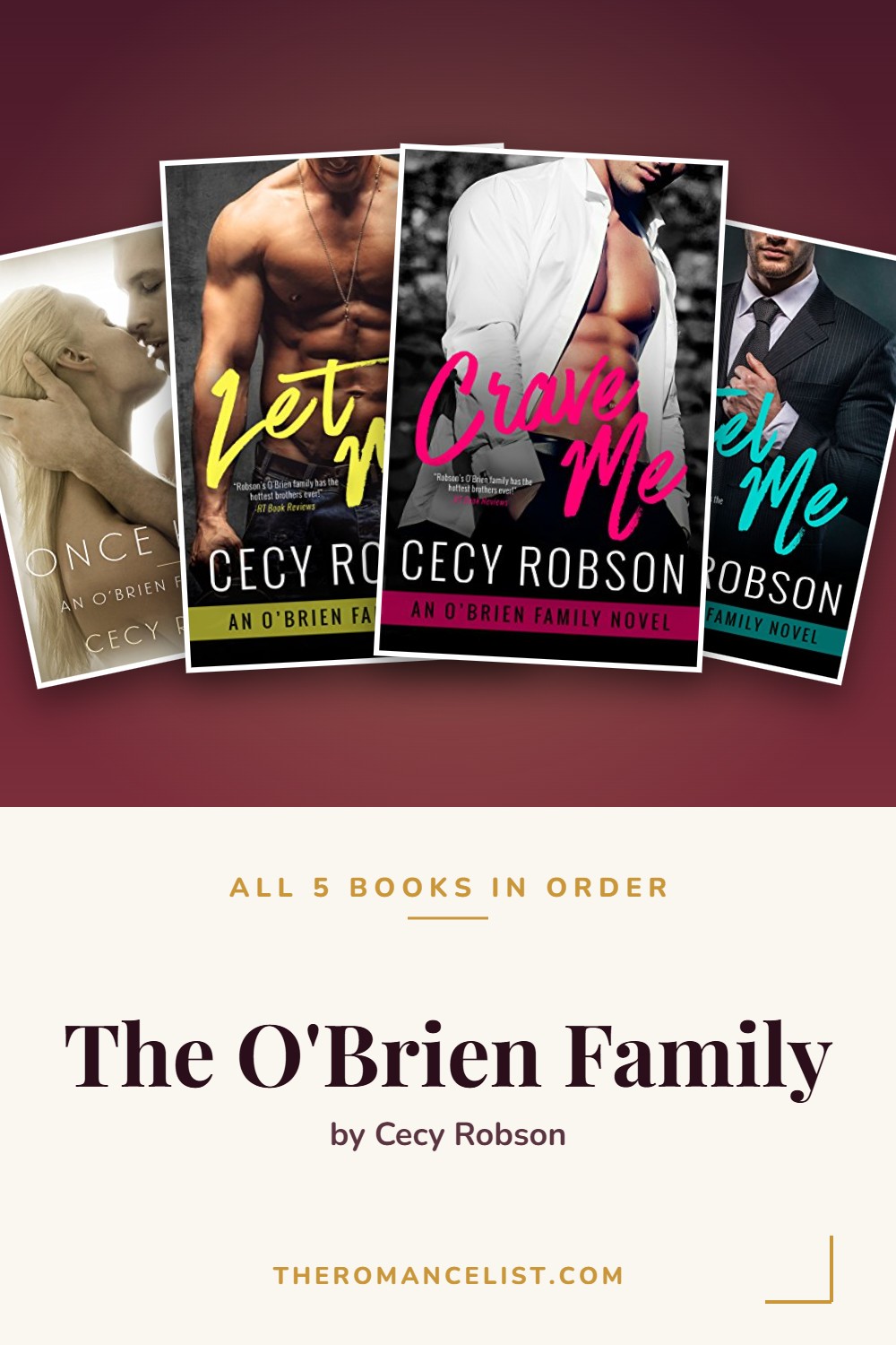 The O'Brien Family by Cecy Robson — books in order