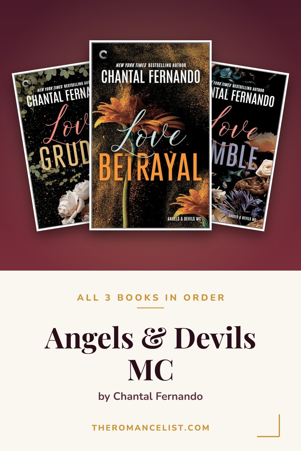Angels & Devils MC by Chantal Fernando — books in order