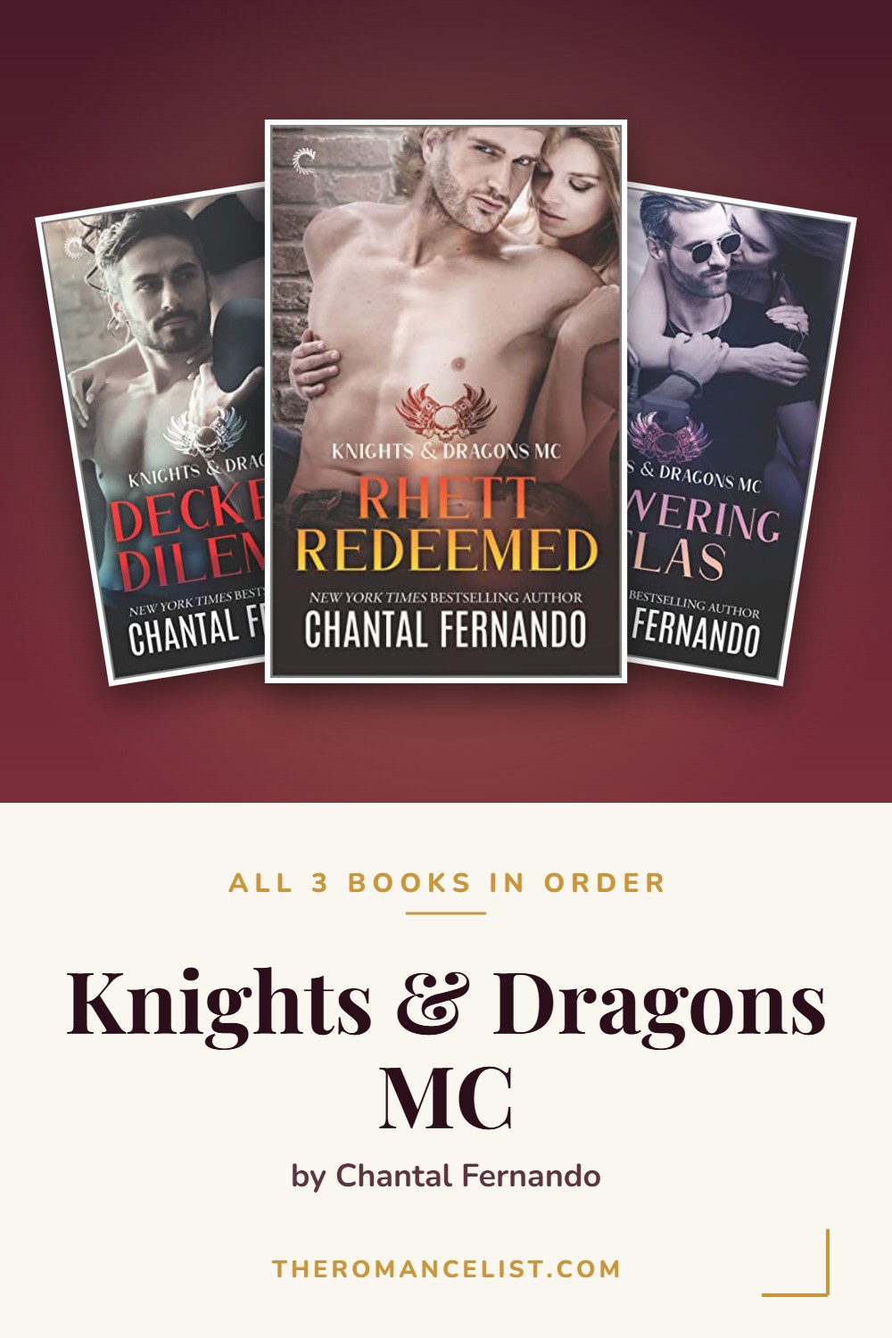 Knights & Dragons MC by Chantal Fernando — books in order