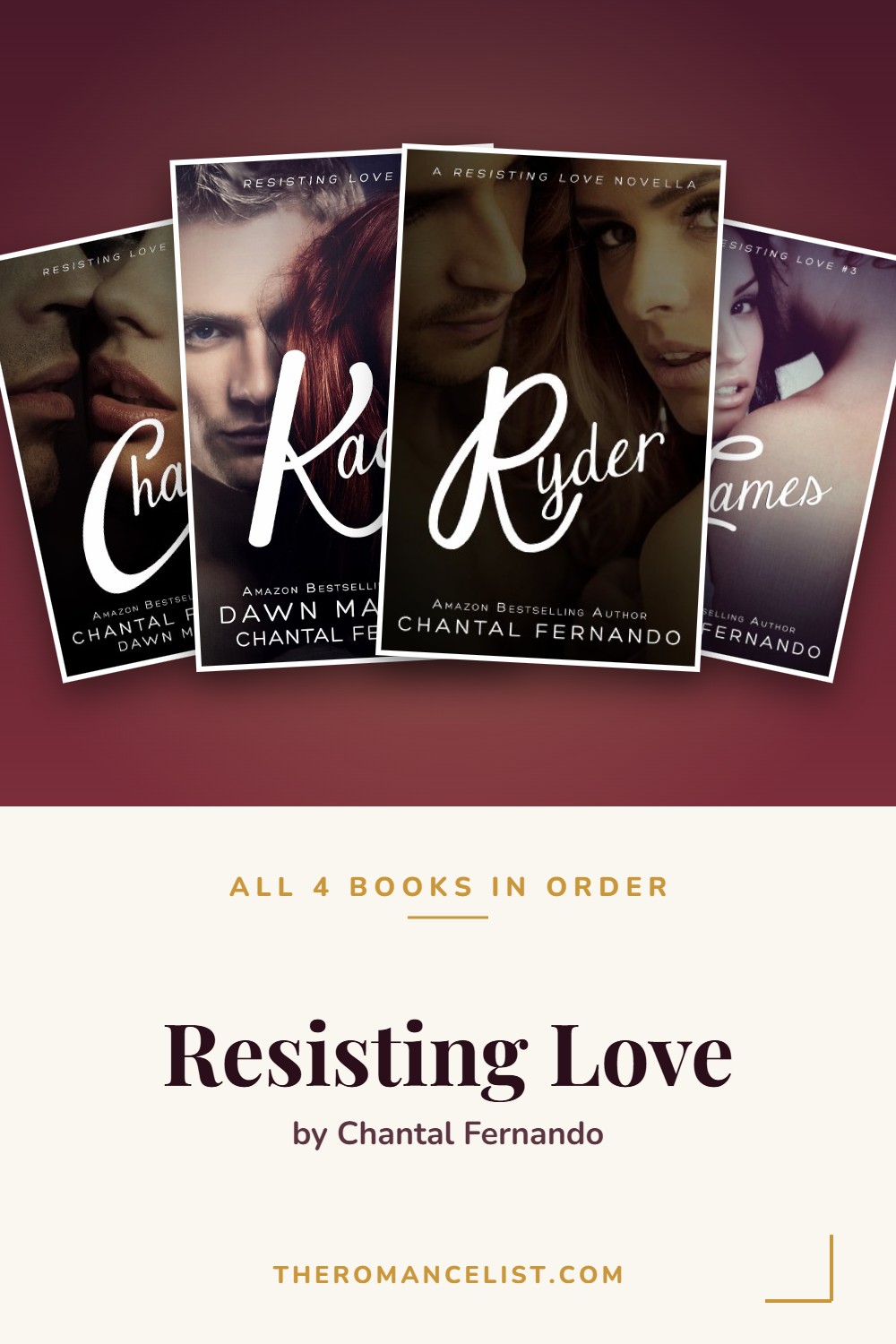 Resisting Love by Chantal Fernando — books in order