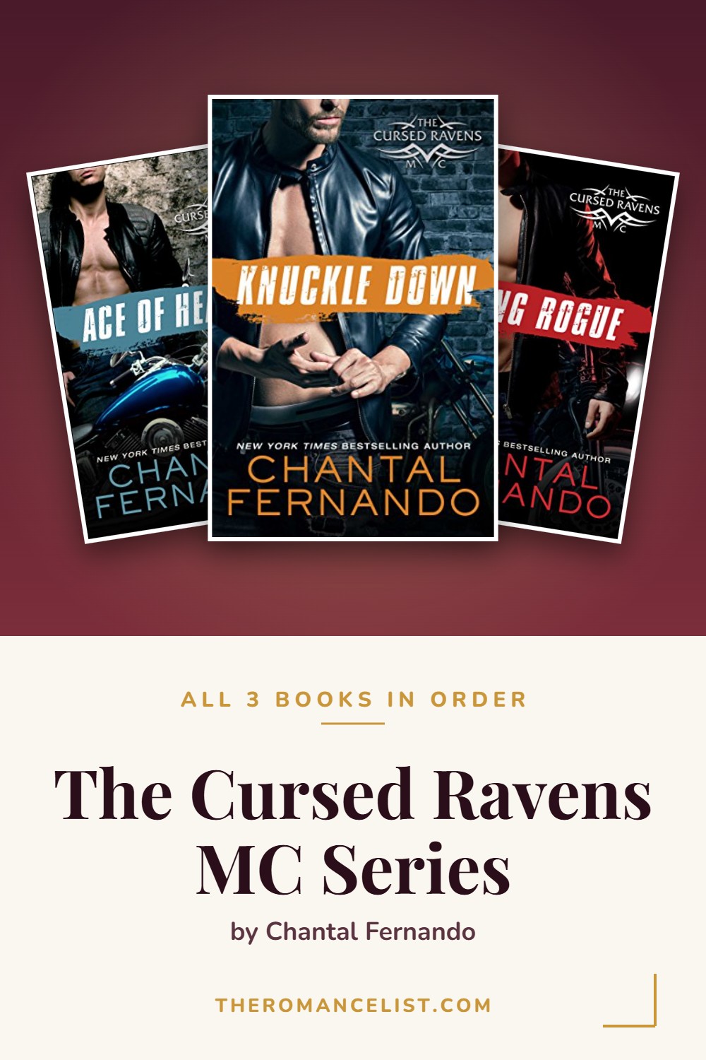 The Cursed Ravens MC Series by Chantal Fernando — books in order