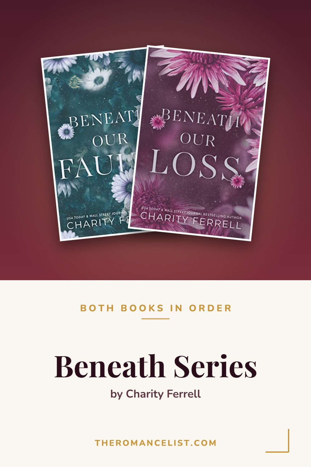 Beneath Series by Charity Ferrell — books in order