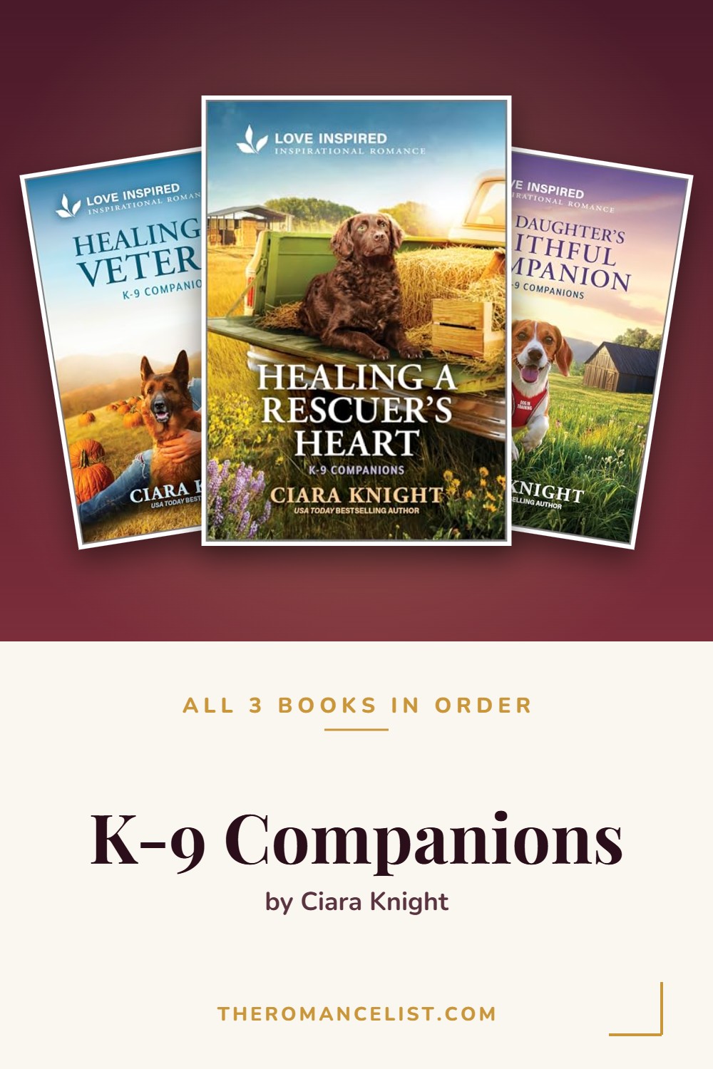 K-9 Companions by Ciara Knight — books in order