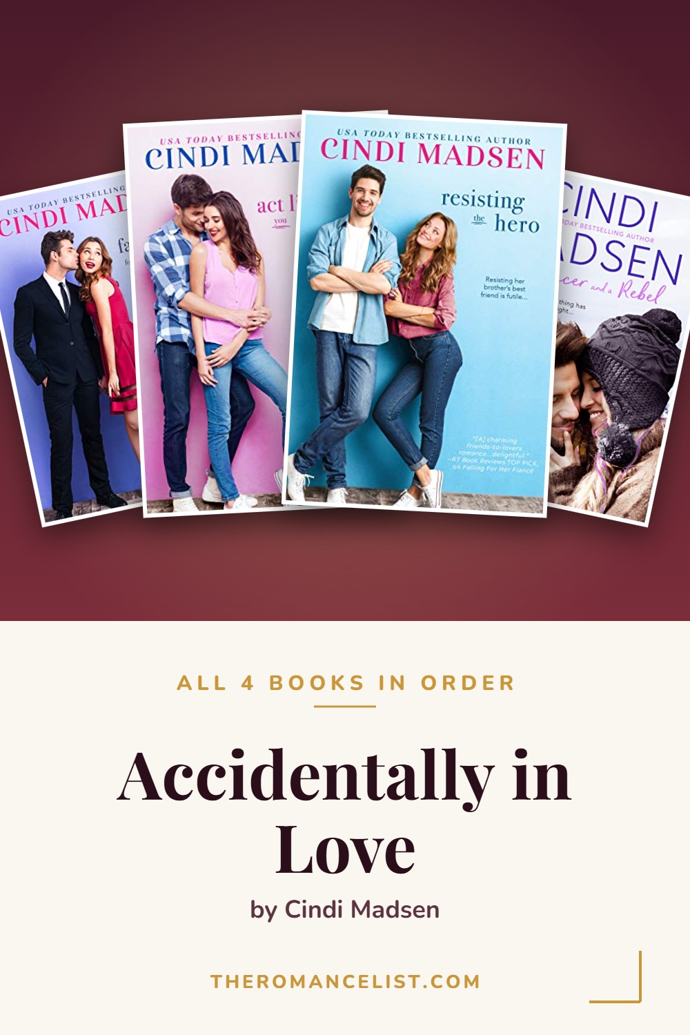 Accidentally in Love by Cindi Madsen — books in order