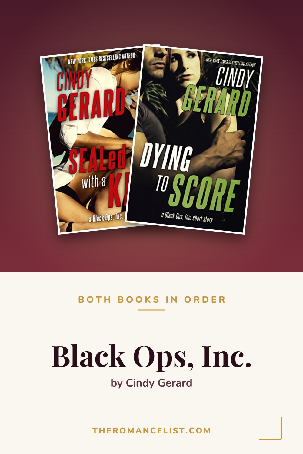 Black Ops, Inc. by Cindy Gerard — books in order