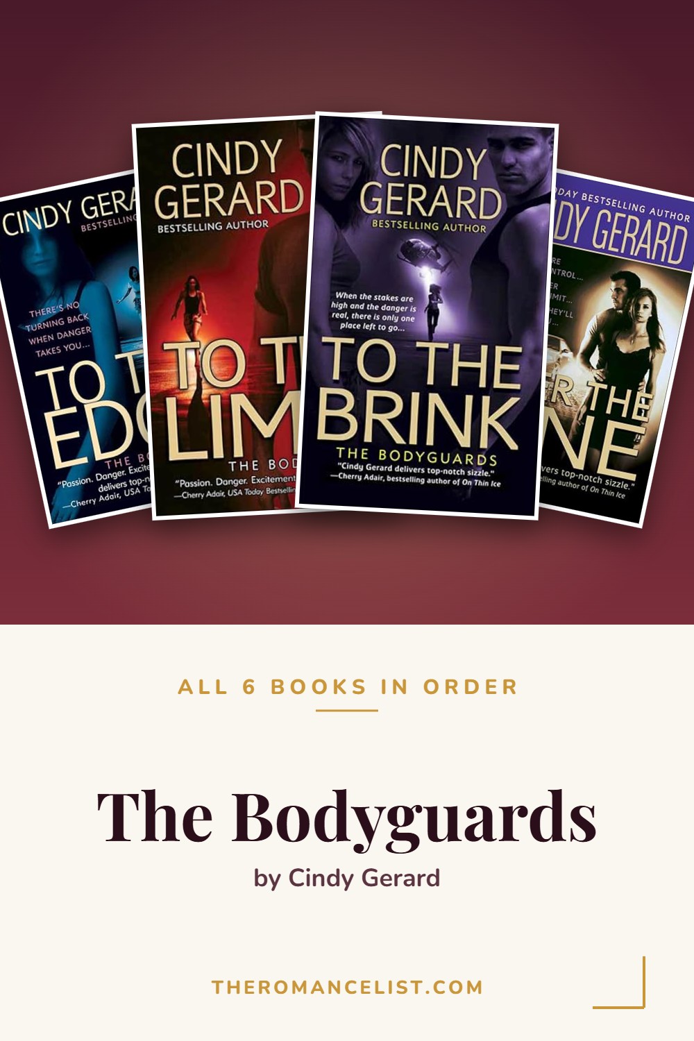 The Bodyguards by Cindy Gerard — books in order
