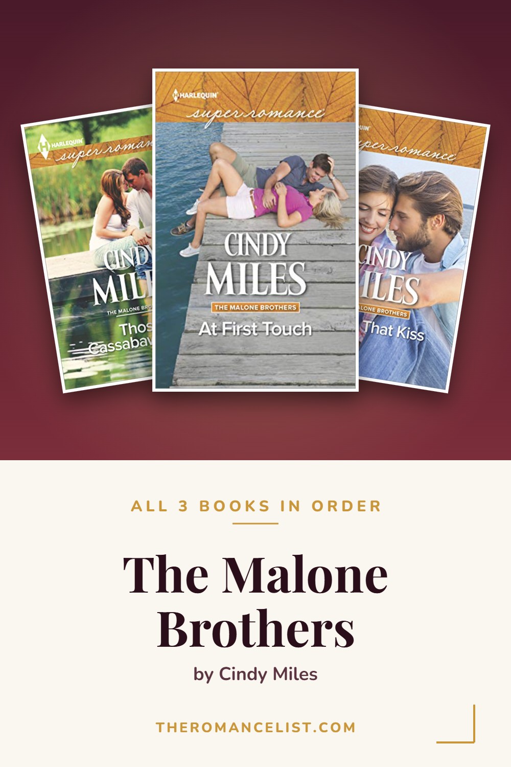 The Malone Brothers by Cindy Miles — books in order