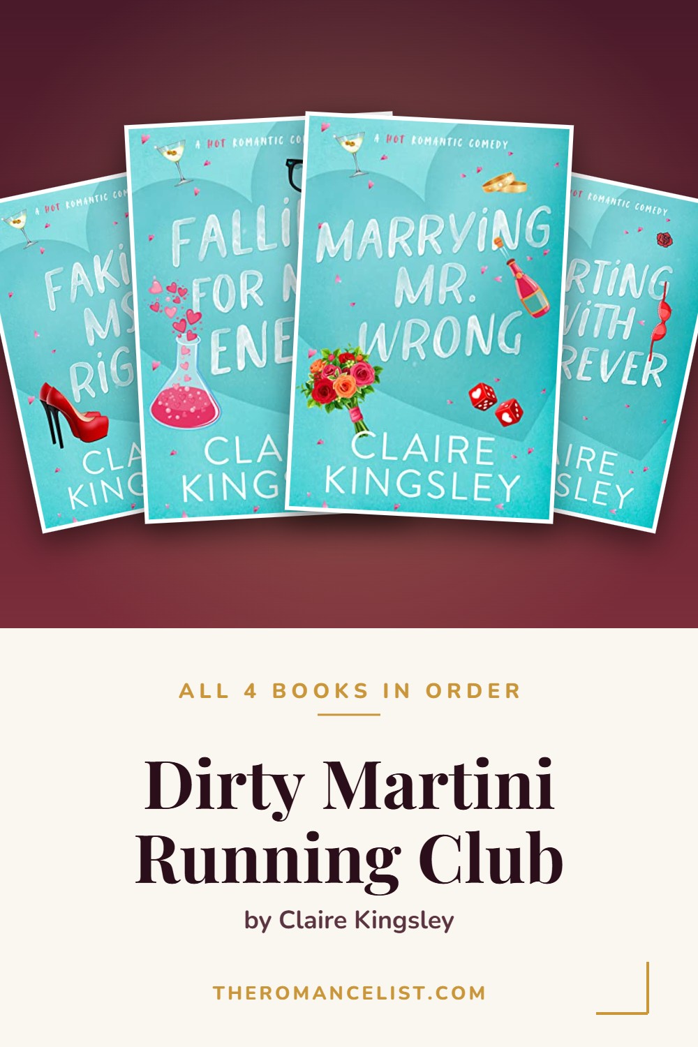 Dirty Martini Running Club by Claire Kingsley — books in order