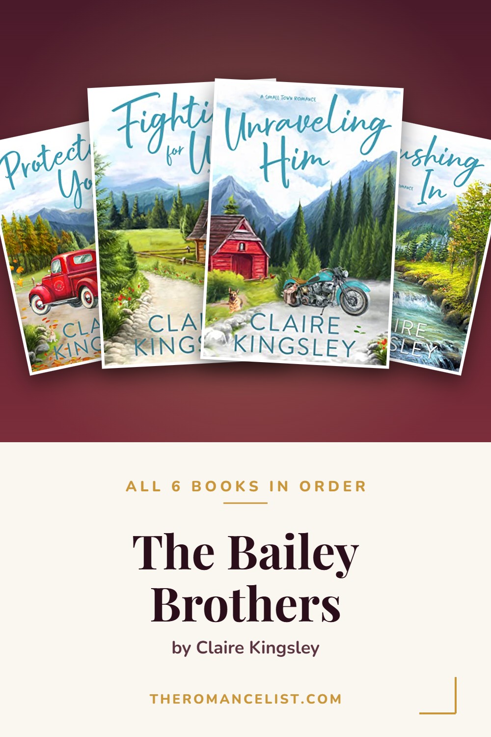 The Bailey Brothers by Claire Kingsley — books in order