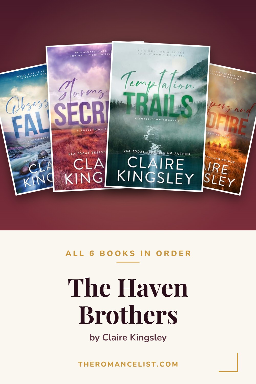 The Haven Brothers by Claire Kingsley — books in order