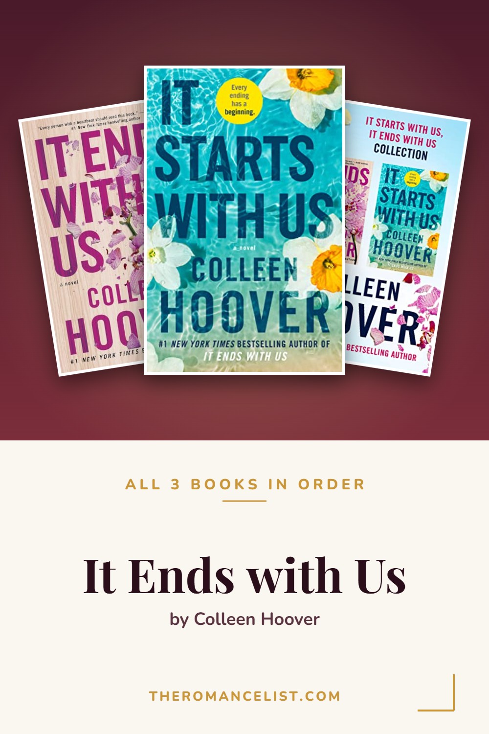 It Ends with Us by Colleen Hoover — books in order
