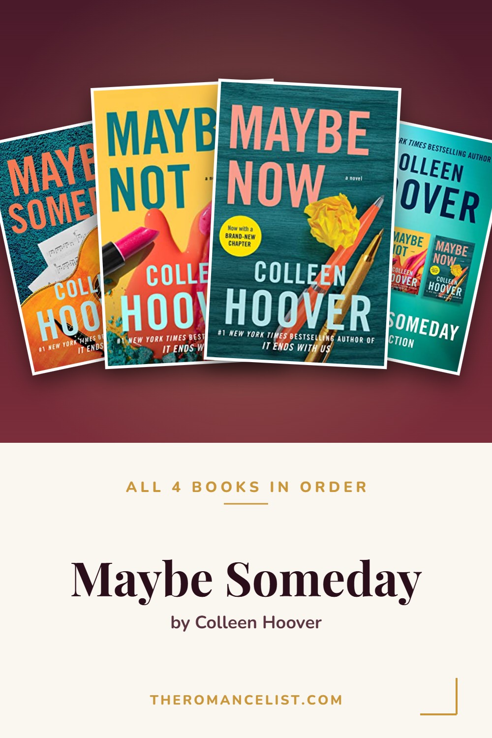 Maybe Someday by Colleen Hoover — books in order