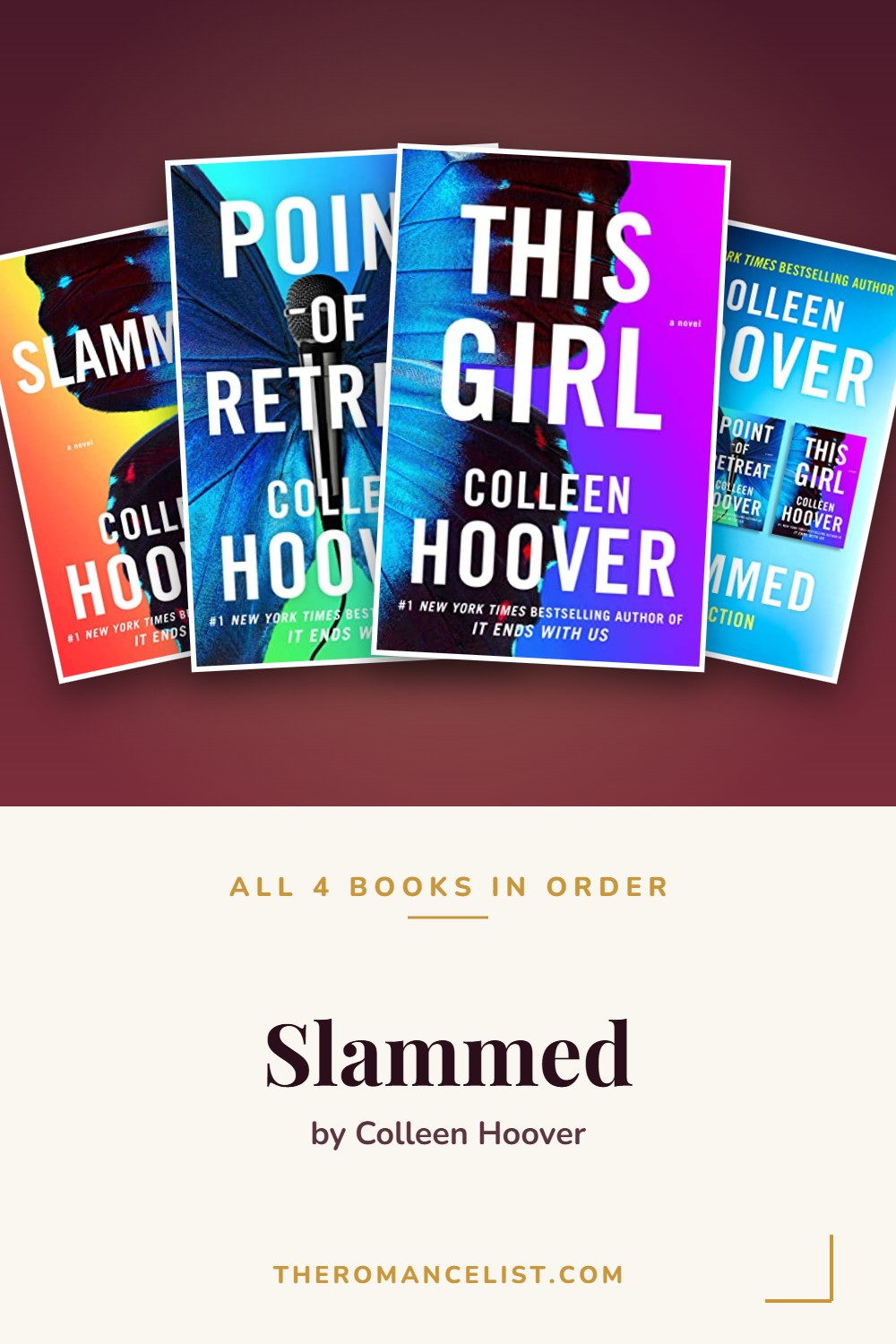 Slammed by Colleen Hoover — books in order