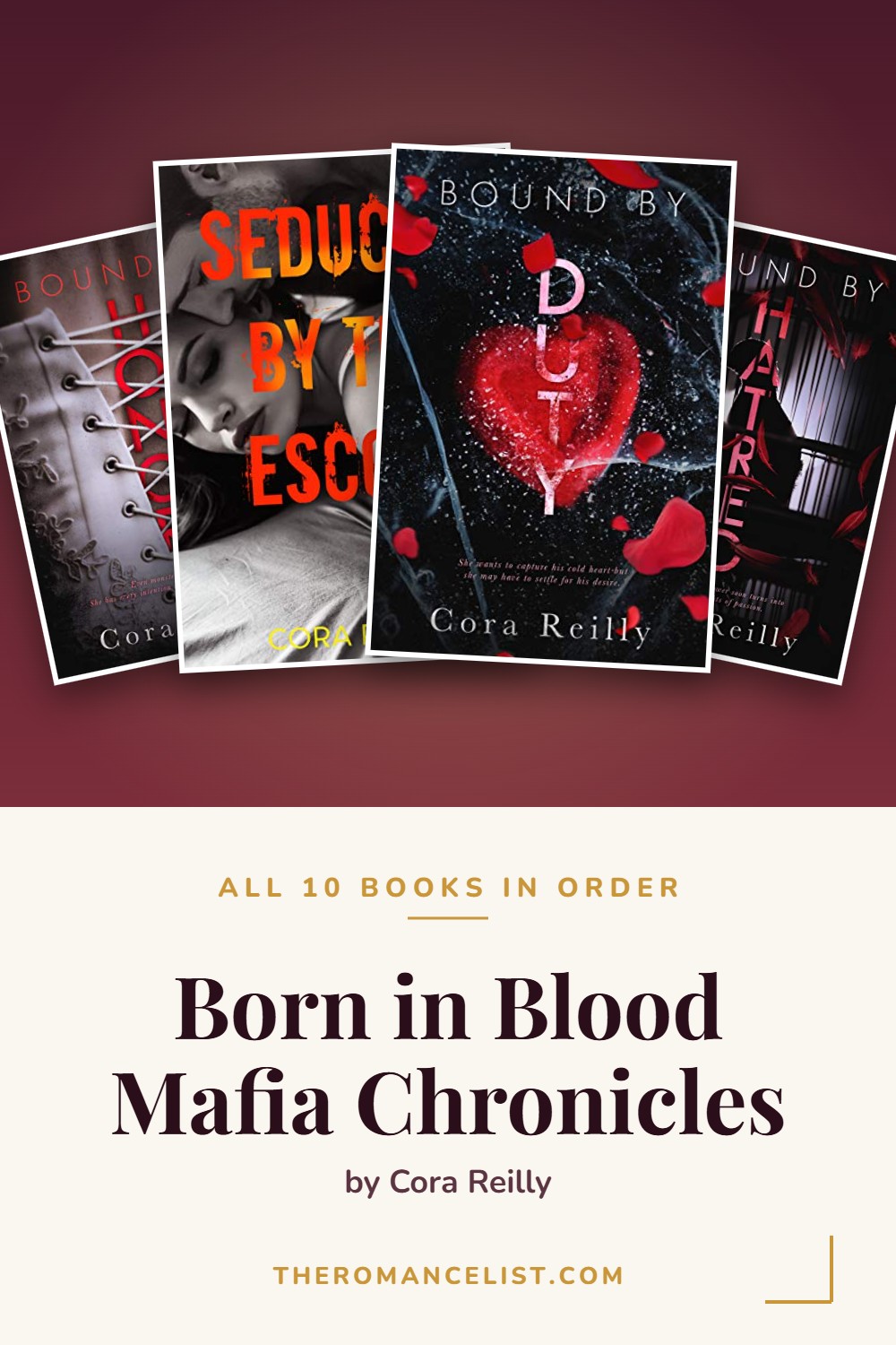 Born in Blood Mafia Chronicles by Cora Reilly — books in order
