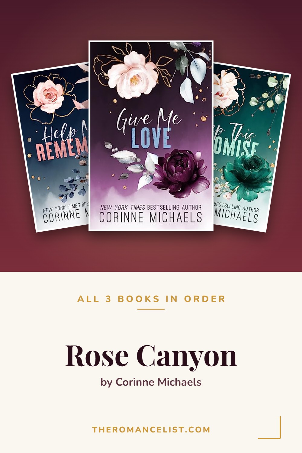 Rose Canyon by Corinne Michaels — books in order