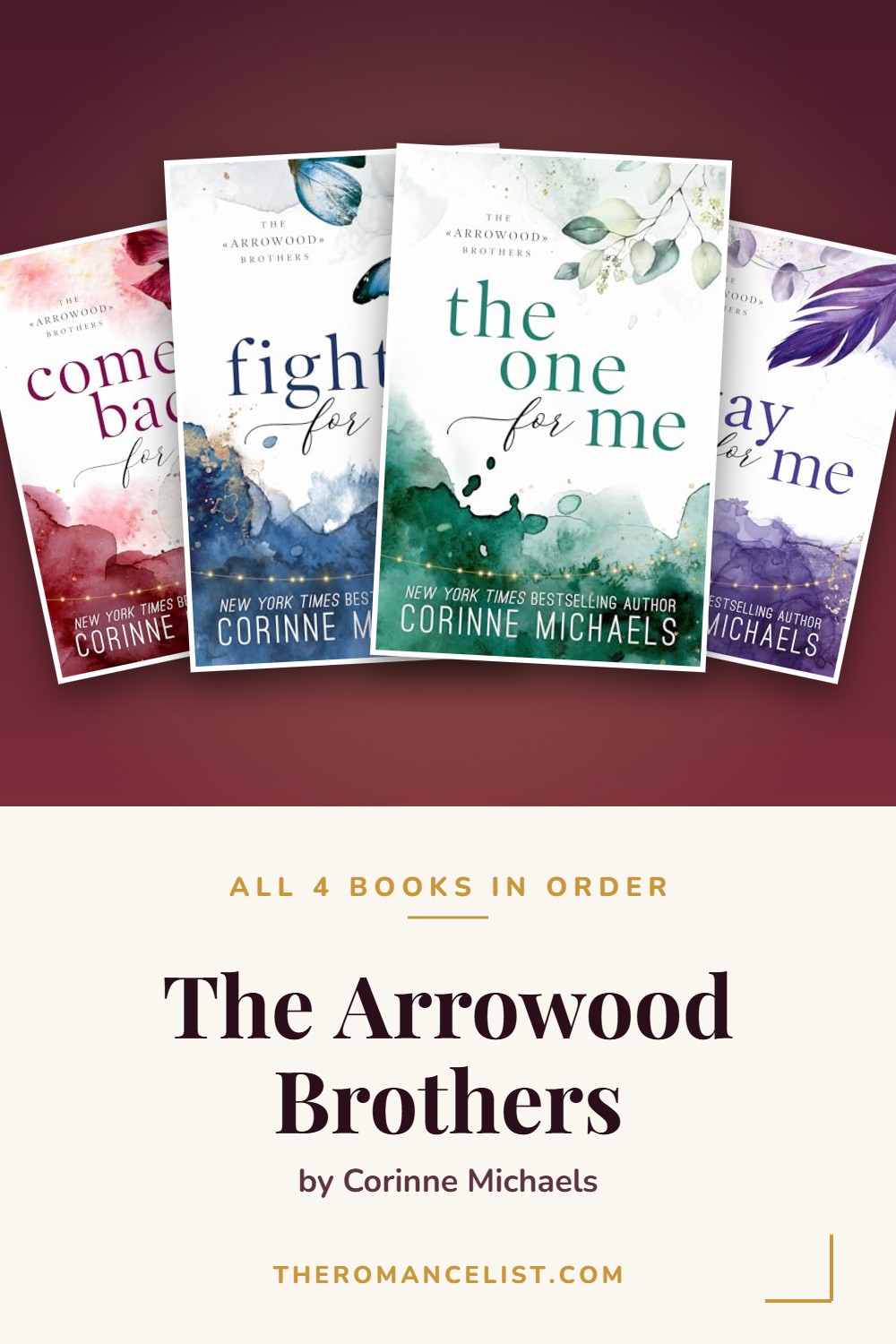 The Arrowood Brothers by Corinne Michaels — books in order
