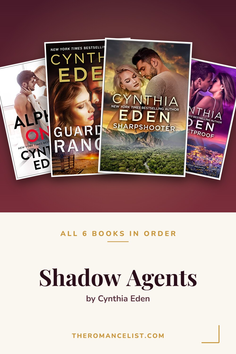 Shadow Agents by Cynthia Eden — books in order