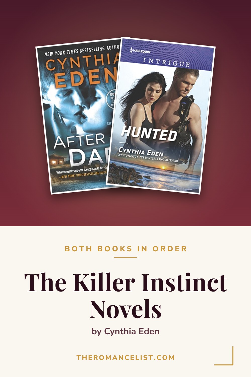 The Killer Instinct Novels by Cynthia Eden — books in order