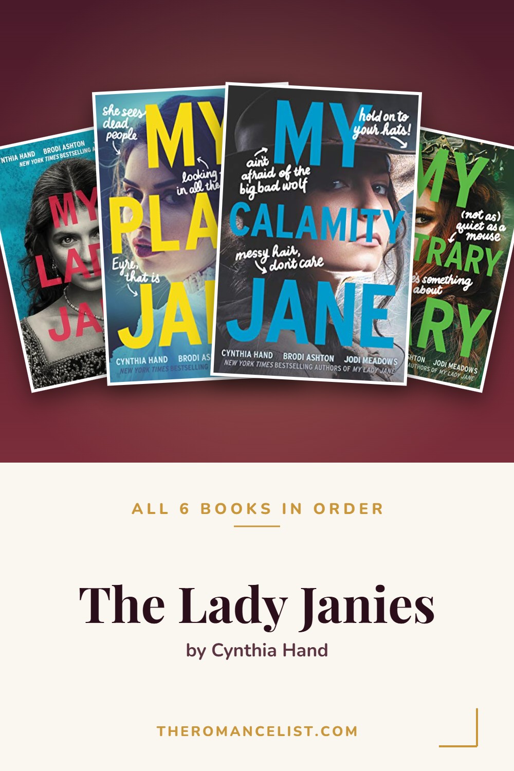 The Lady Janies by Cynthia Hand — books in order