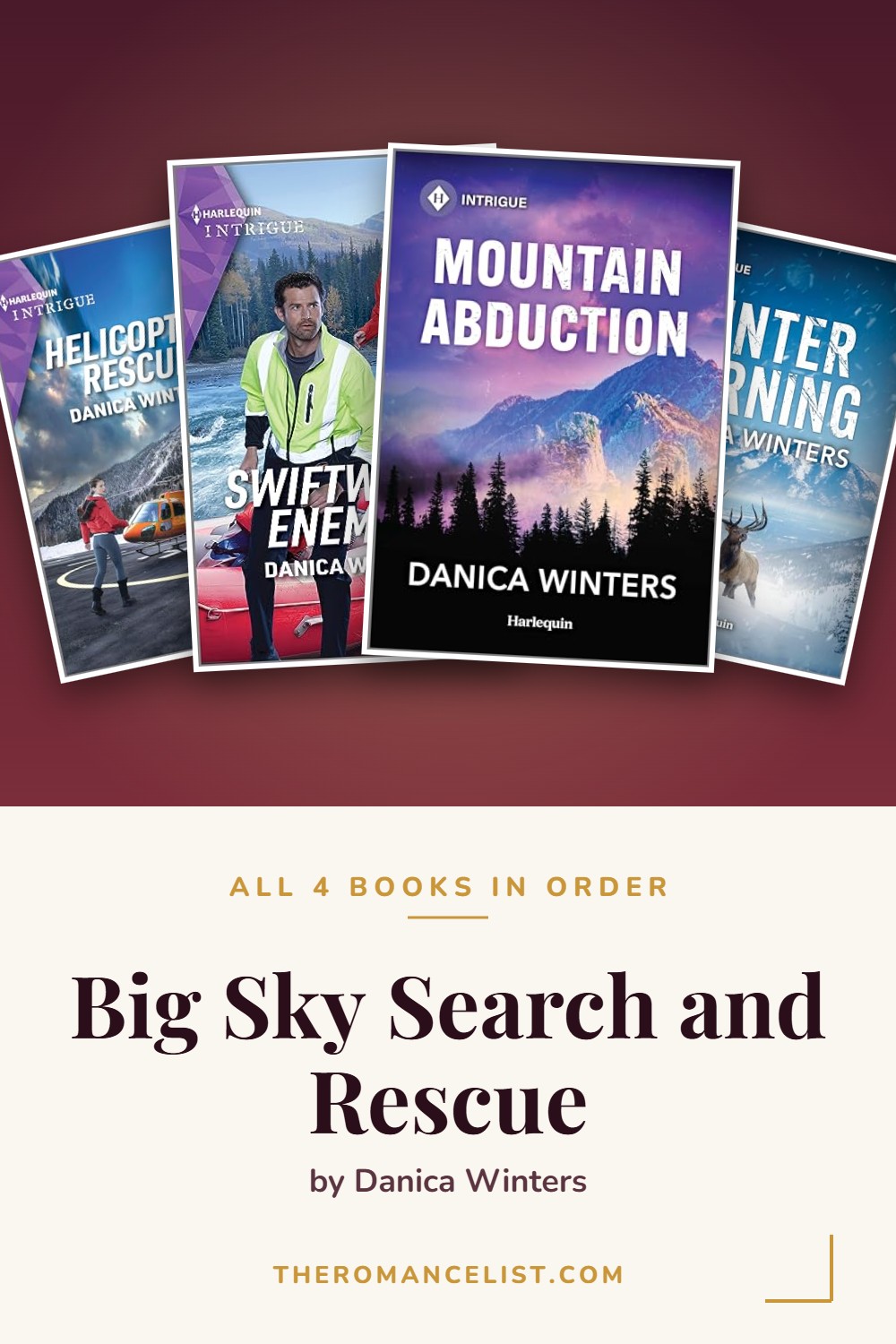 Big Sky Search and Rescue by Danica Winters — books in order