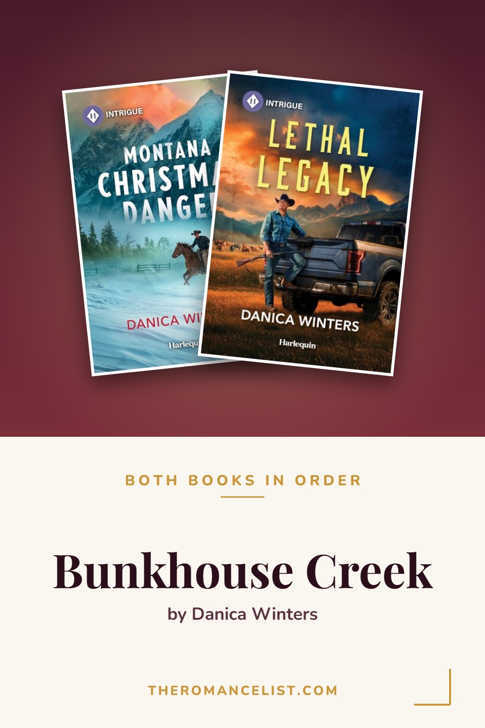 Bunkhouse Creek by Danica Winters — books in order