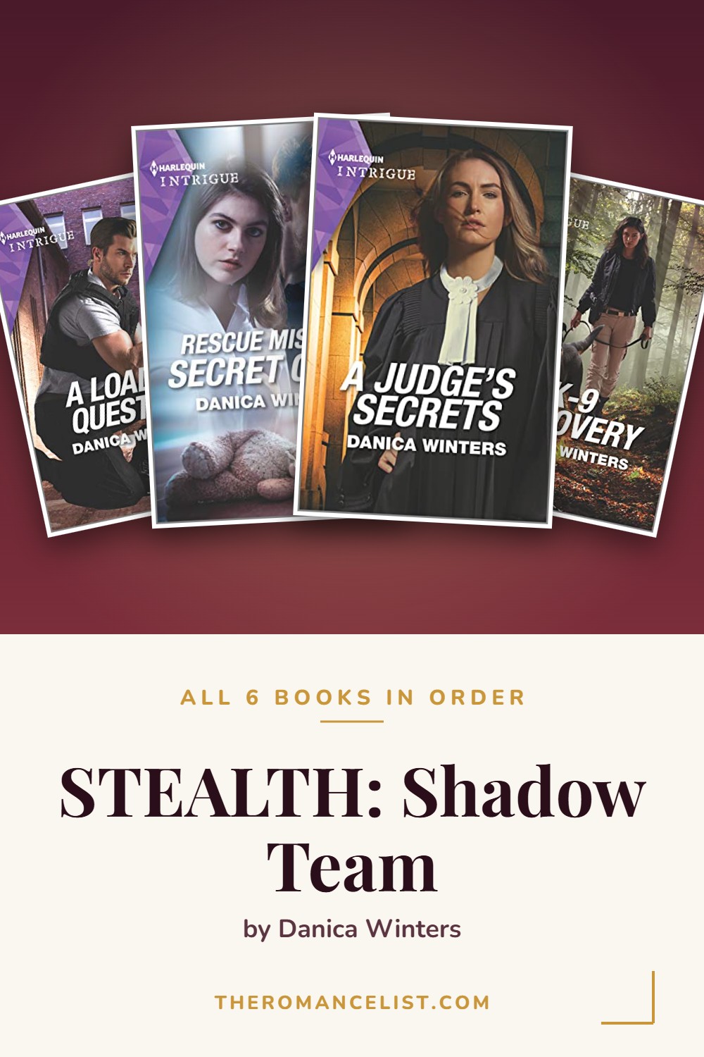 STEALTH: Shadow Team by Danica Winters — books in order