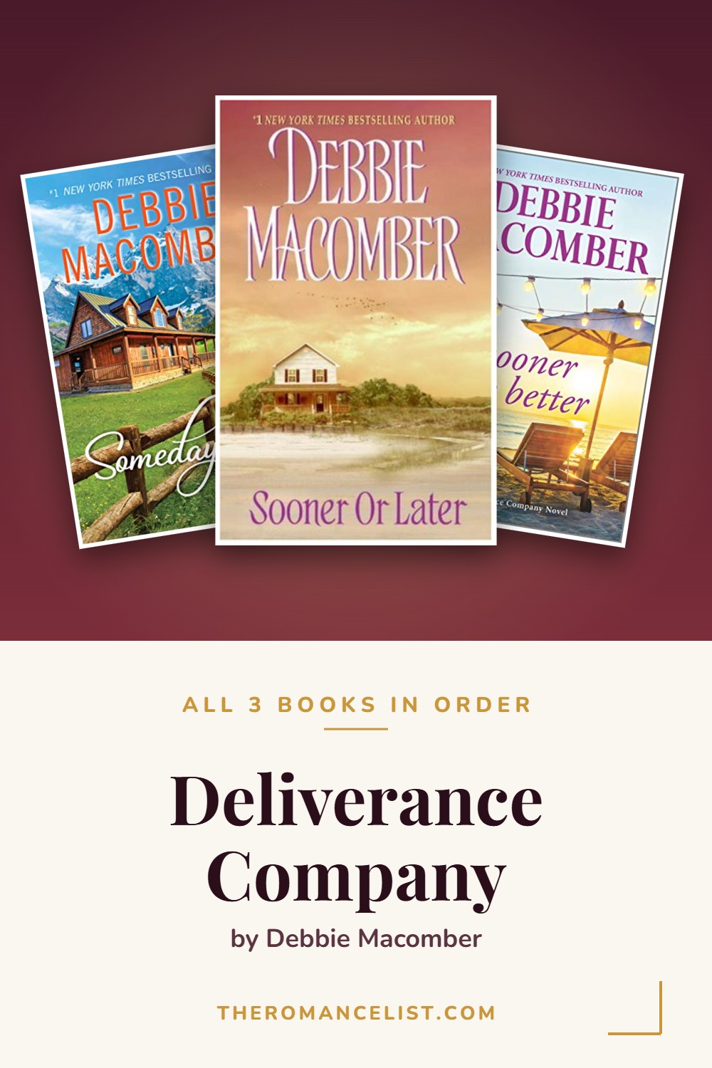 Deliverance Company by Debbie Macomber — books in order