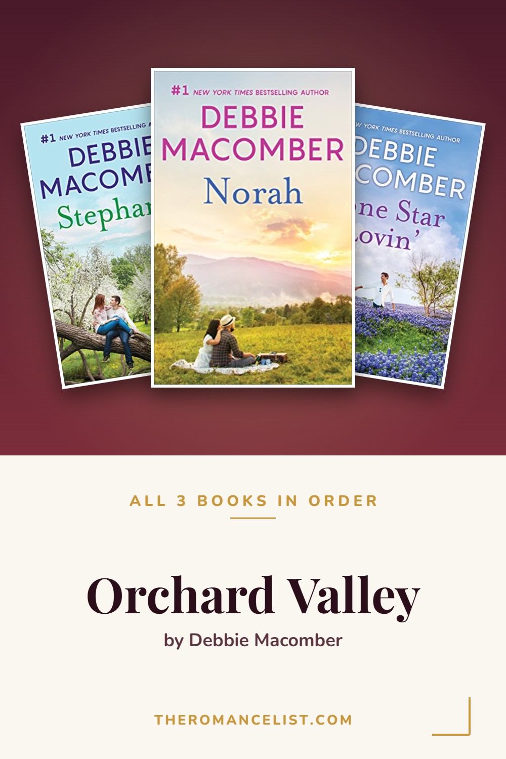 Orchard Valley by Debbie Macomber — books in order
