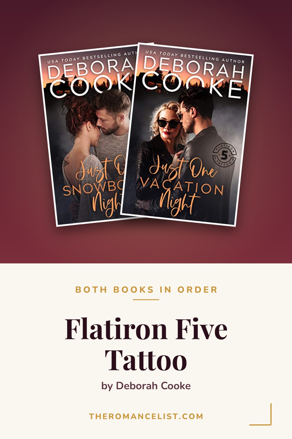 Flatiron Five Tattoo by Deborah Cooke — books in order